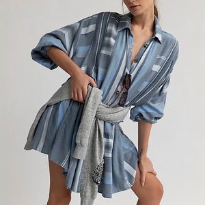 Free People Sunset Shirtdress size Small